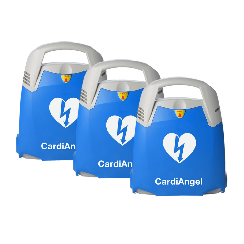 CardiAngel AID defibriliatorių asortimentas – oficialus UAB Omnia Vincit atstovas Lietuvoje